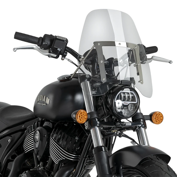 Puig Chopper Windscreen for Indian Chief Dark Horse (2016–2026) – mounted on bike