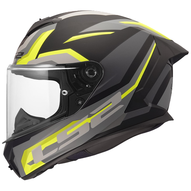 LS2 FF820 Rapid III Helmet – Hyper Black/Hi-Vis Yellow