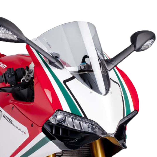 Puig R-Racer windscreen for Ducati Panigale 1199/R/S 2012-2017, part 5990