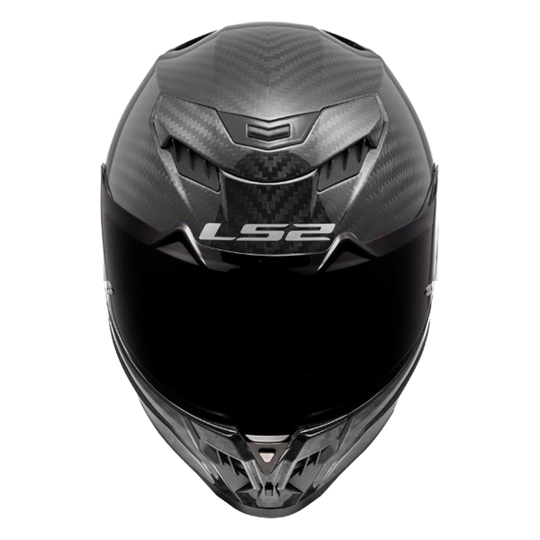LS2 FF807 Dragon Carbon Helmet – Matt Carbon – view 1