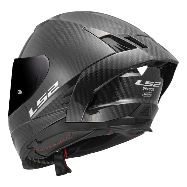 LS2 FF807 Dragon Carbon Helmet – Matt Carbon – view 6