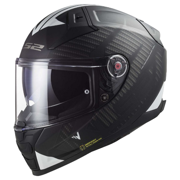 LS2 FF811 Vector II Helmet – Splitter Black/White