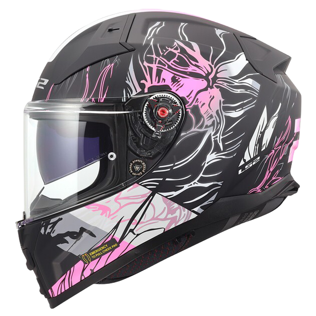 LS2 FF811 Vector II Helmet – Darflo Matt Black/Pink