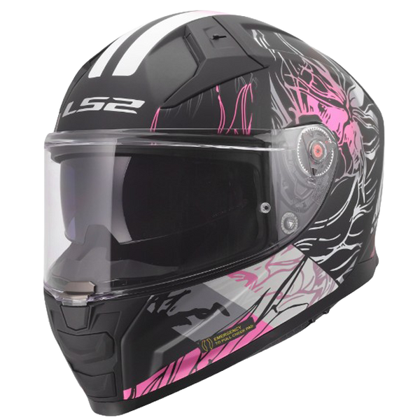 LS2 FF811 Vector II Helmet – Darflo Matt Black/Pink