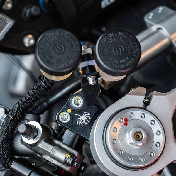 Feel Racing FR.08.KIT brake and clutch reservoir bracket kit for Ducati Panigale V2 955