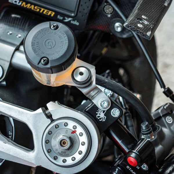 Feel Racing FR.08.KIT brake and clutch reservoir bracket kit for Ducati Panigale V2 955
