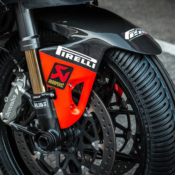 Feel Racing carbon front mudguard FR.564.111.C for Ducati Panigale V2 955 natural carbon finish