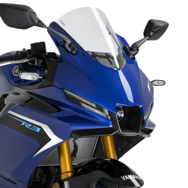 Puig R-Racer windscreen for Yamaha YZF-R3 2019-2026
