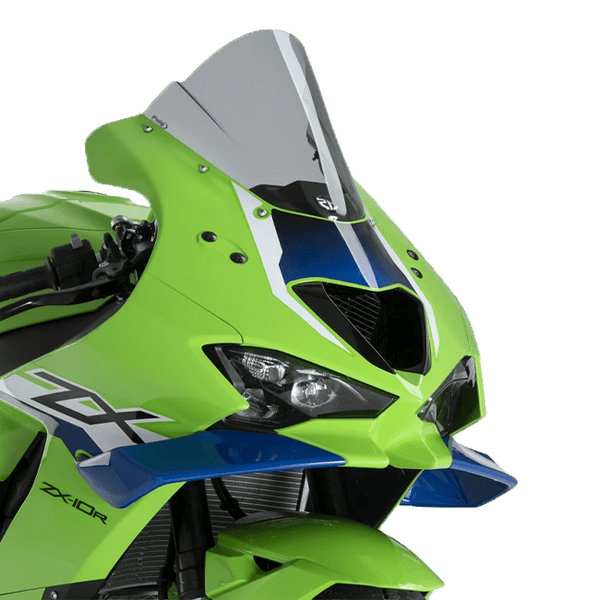 Puig Z-Racing windscreen for Kawasaki ZX-10 R 2026 in transparent PMMA acrylic