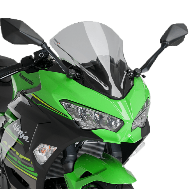 Puig Z-Racing double-bubble windscreen for Kawasaki Ninja 400 2018-2023