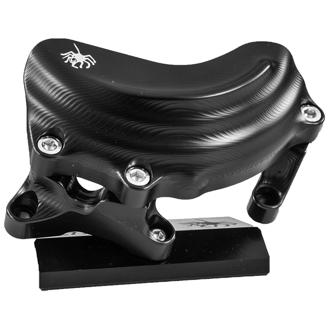 Spider Racing aluminium alternator cover protector for Ducati Panigale V4/S/R 2025-2026