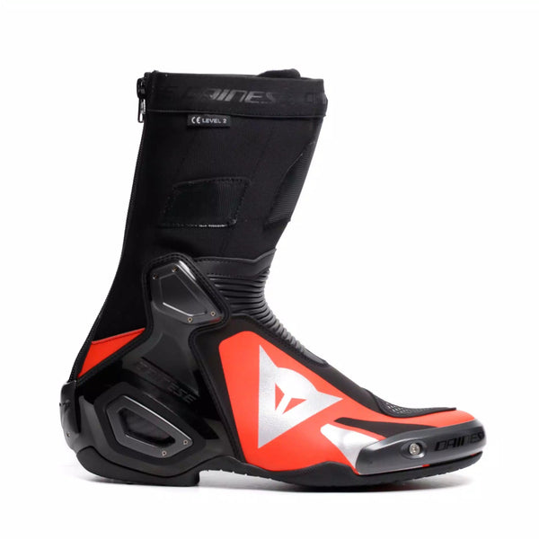 Dainese Axial 2 motorcycle boots men black and red
