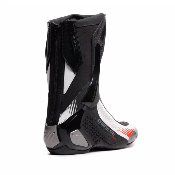 Dainese Torque 4 Air men's motorcycle boots in black, white and red colourway