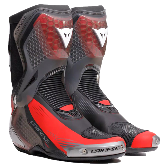 Dainese Torque 4 S men's motorcycle boots in black and red