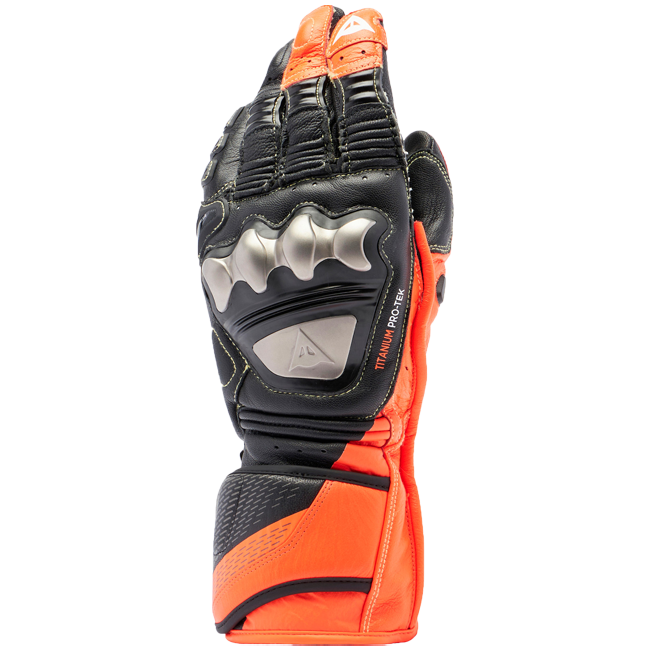 Dainese Full Metal 7 Racing motorcycle gloves in black and red