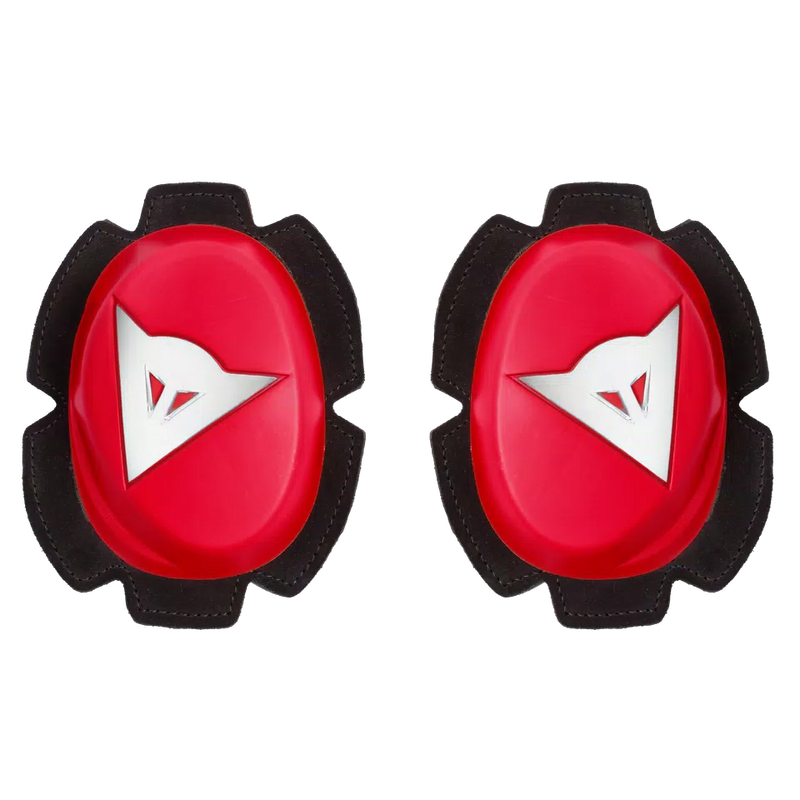 Dainese Pista knee sliders in red and white, part 201876166630001