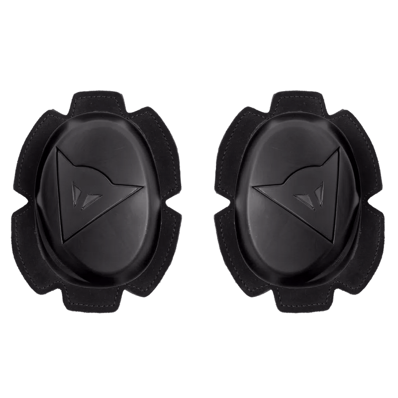 Dainese Pista knee sliders black/black – high-density TPU track knee sliders