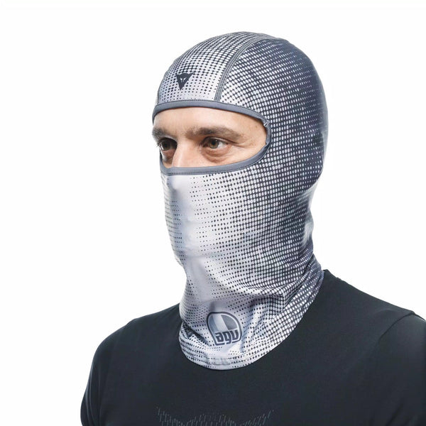 Dainese balaclava grey with AGV logo — Coolmax helmet liner