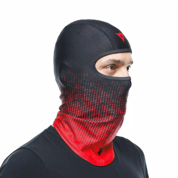 Dainese balaclava black and red with Dainese logo, part 201910000681L001