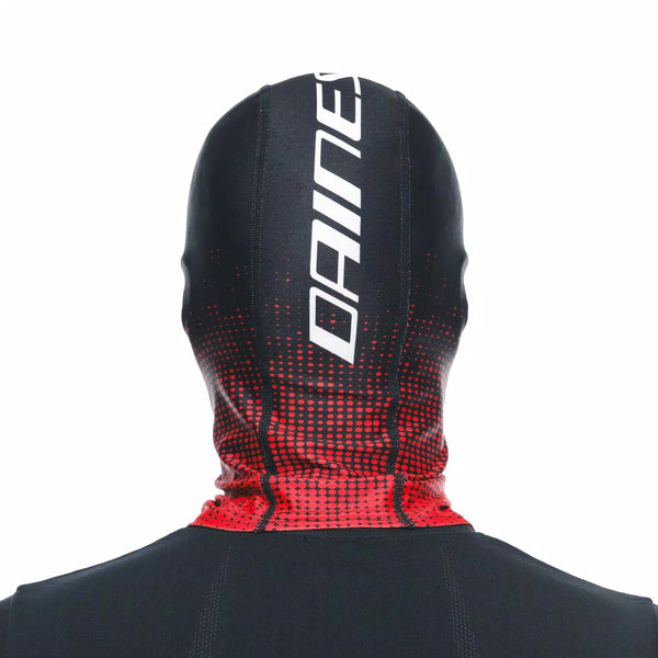 Dainese balaclava black and red with Dainese logo, part 201910000681L001