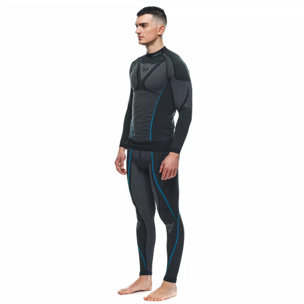 Dainese Dry LS long-sleeve base layer top for men, moisture-wicking seamless construction