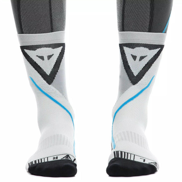 Dainese Dry Mid Socks ergonomic motorcycle compression socks