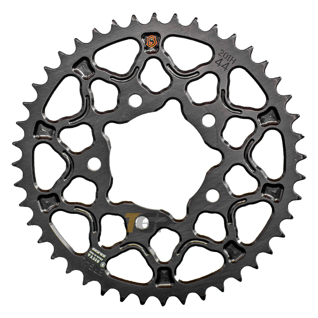 Sitta GP 201H-HR20GP aluminium rear sprocket black SuperHard 520 pitch for Marchesini OZ BST