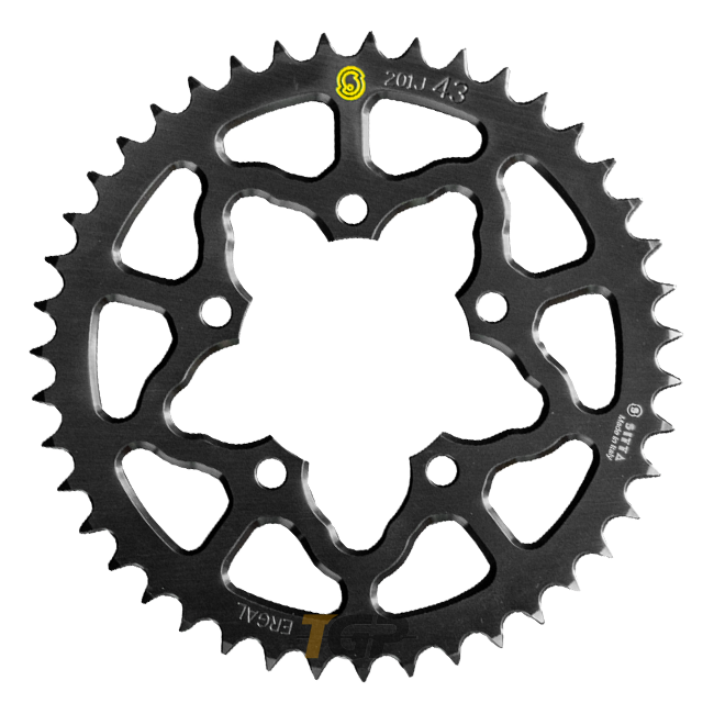 Sitta 201J aluminium rear sprocket for PVM sprocket carrier, 520 pitch