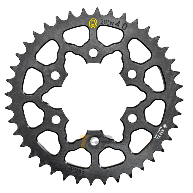 Sitta 201W aluminium rear sprocket for Kawasaki ZX-6R 520 pitch