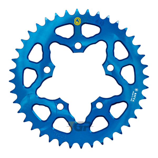 Sitta 201W aluminium rear sprocket for Kawasaki ZX-10R/RR Ninja in anodised finish