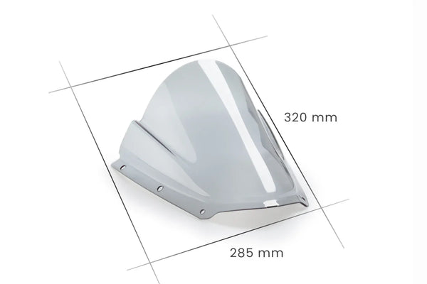 Puig Z-Racing windscreen for Kawasaki ZX-10 R 2026 in transparent PMMA acrylic