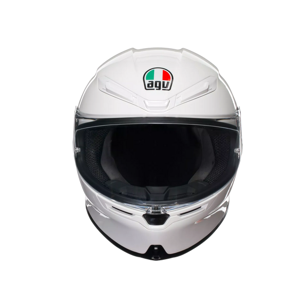 AGV K6 S full-face helmet in gloss white