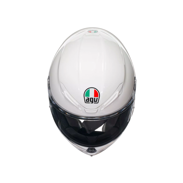 AGV K6 S full-face helmet in gloss white