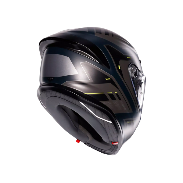 AGV K6 S full-face helmet in Enhance Matt Grey and Fluo Yellow
