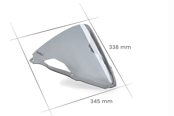 Puig R-Racer windscreen for Kawasaki ZX-6R 2024-2025 in clear finish