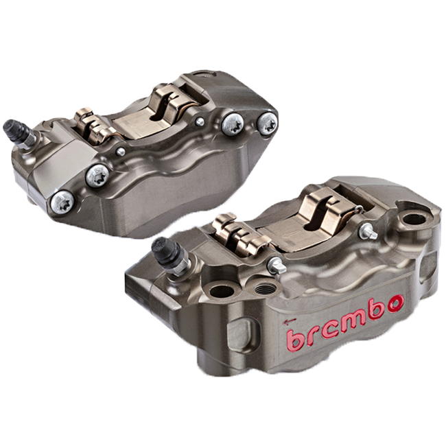 Brembo P4 30/34 CNC two-piece radial brake caliper kit 108mm – part 220A01610