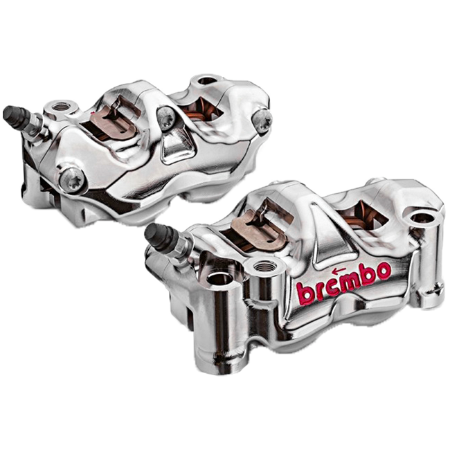 Brembo Radial GP4-RX CNC 2-piece brake caliper kit 108mm nickel finish 220B01010