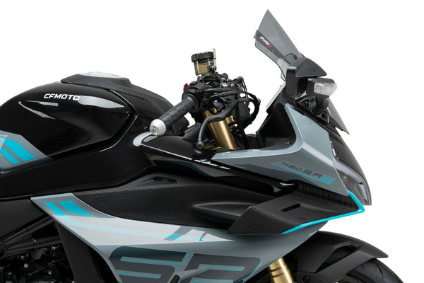 Puig Z-Racing windscreen for CFMoto 450 SR in transparent finish