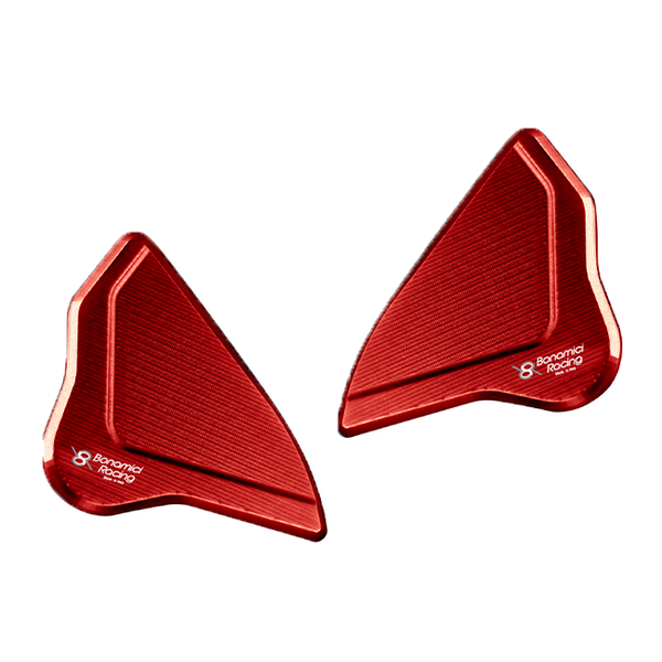 Bonamici Racing BM08 anodised aluminium mirror caps for Yamaha YZF-R9 2025-2026