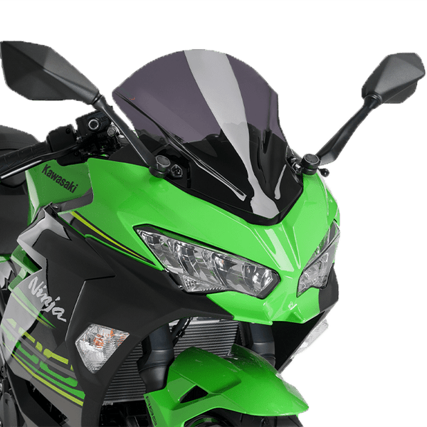 Puig Z-Racing double-bubble windscreen for Kawasaki Ninja 400 2018-2023