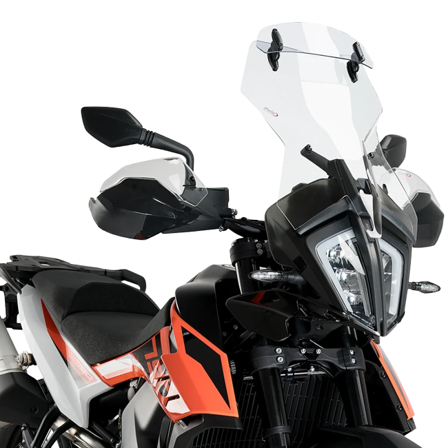 Puig Touring Windshield with Adjustable Visor for KTM 790 Adventure R (2019–2020)
