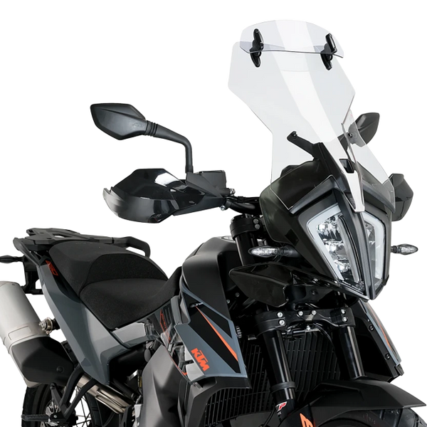 Puig Touring Windshield with Adjustable Visor for KTM 890 Adventure R (2021–2022)