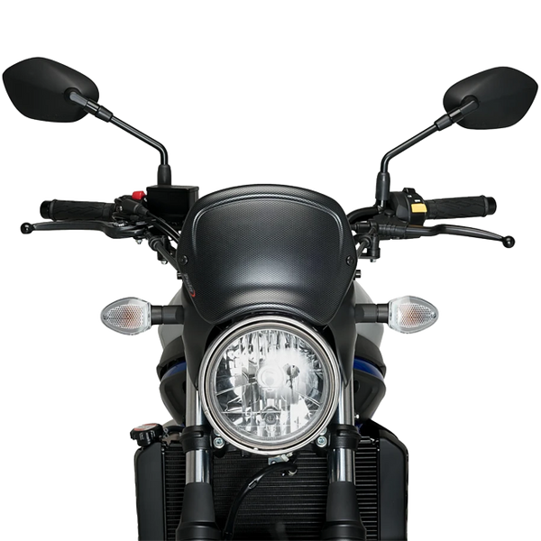 Puig Front Plate ABS Windshield – Fork Mount – for Suzuki SV650 (2016–2026)