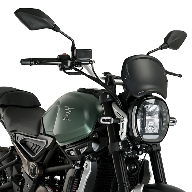 Puig Front Plate ABS Windshield – Fork Mount – for Voge 300AC (2020–2026)