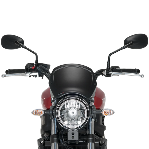 Puig Front Plate ABS Windshield – Headlight Bracket Mount – for Yamaha XSR700 / Xtribute (2016–2020)