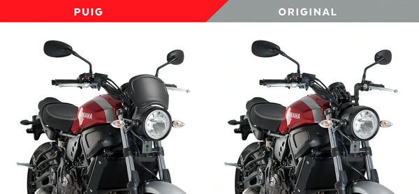 Puig Front Plate ABS Windshield – Headlight Bracket Mount – for Yamaha XSR700 / Xtribute (2016–2020)