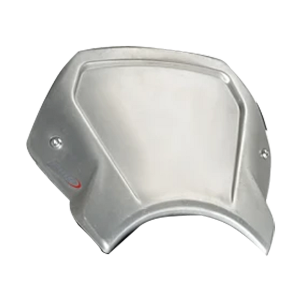 Puig Aluminium Front Plate Windshield – Fork Mount – for Macbor Eight Mile 500 Scrambler (2022–2025)