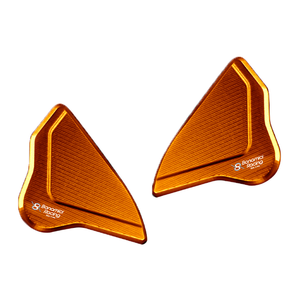 Bonamici Racing BM08 anodised aluminium mirror caps for Yamaha YZF-R9 2025-2026