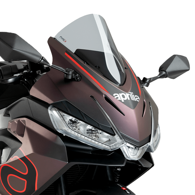 Puig R-Racer windshield for Aprilia RS 457 2024-2026, part 22274
