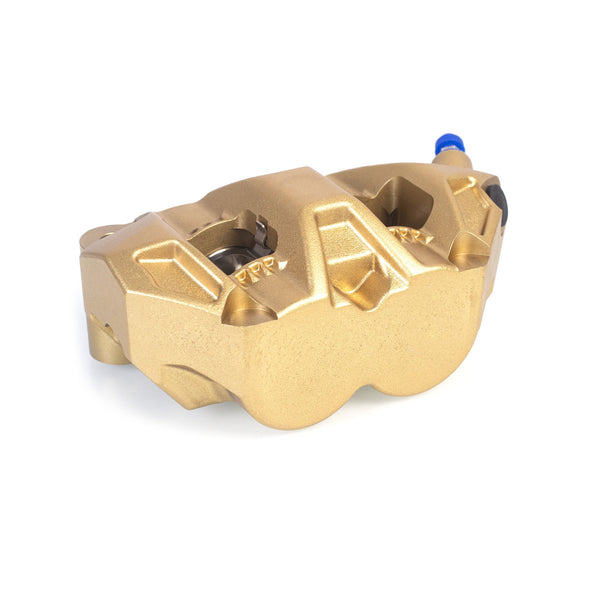 Talos C52 cast monoblock P4 32/32 brake caliper front right 100mm gold anodised